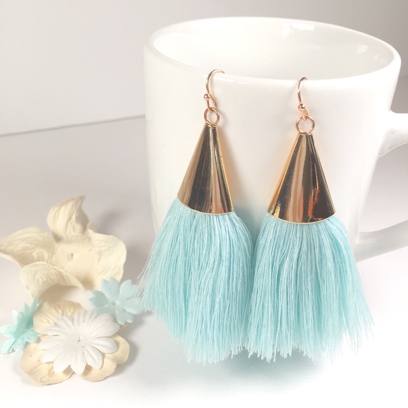 Boho Tassel Drop Dangle Earrings - Picture 4 of 9